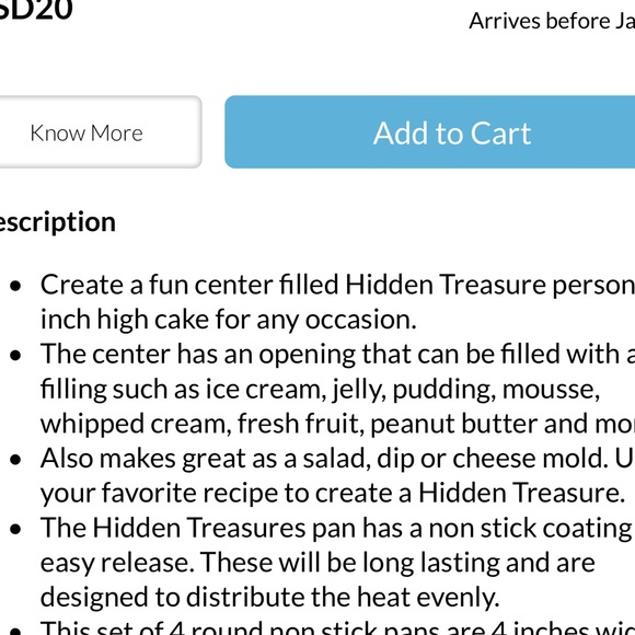 New!  Attention;BAKERS! Mini cake pan set .. for filled cakes!  FOUR ALTOGETHER - Picture 11 of 11